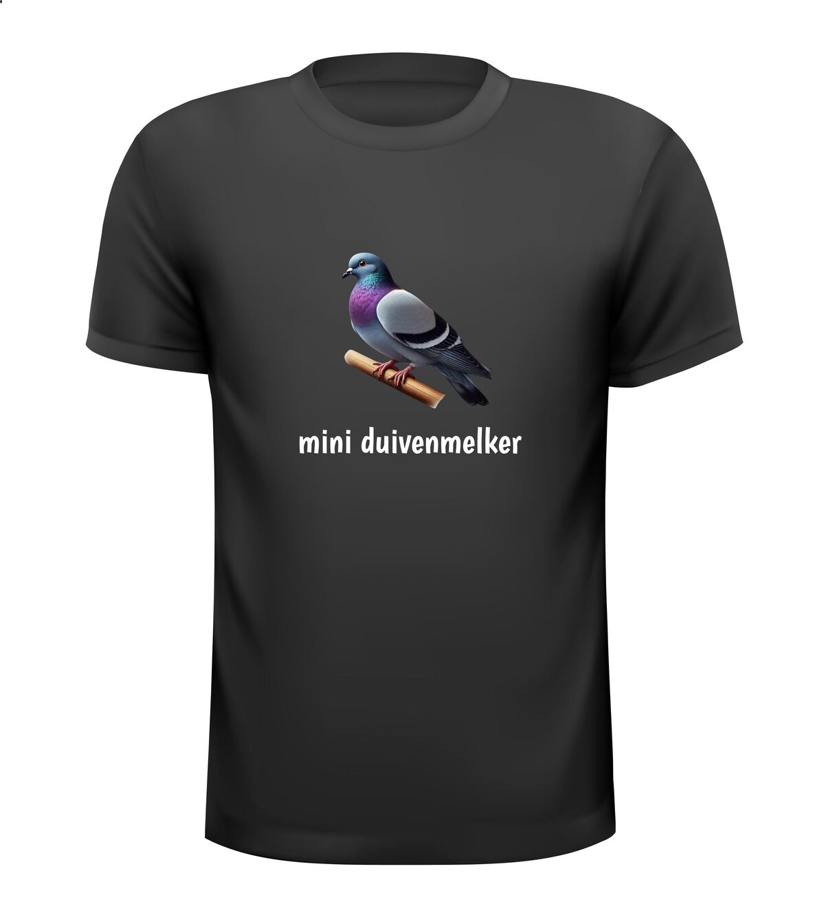 Mini duivenmelker T-shirt kinderen dreumes, peuters, kleuter