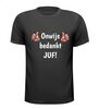 Onwijs bedankt Juf T-shirt afscheid basisschool