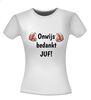 foto 14 Onwijs bedankt Juf T-shirt afscheid basisschool