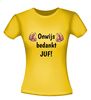 foto 16 Onwijs bedankt Juf T-shirt afscheid basisschool
