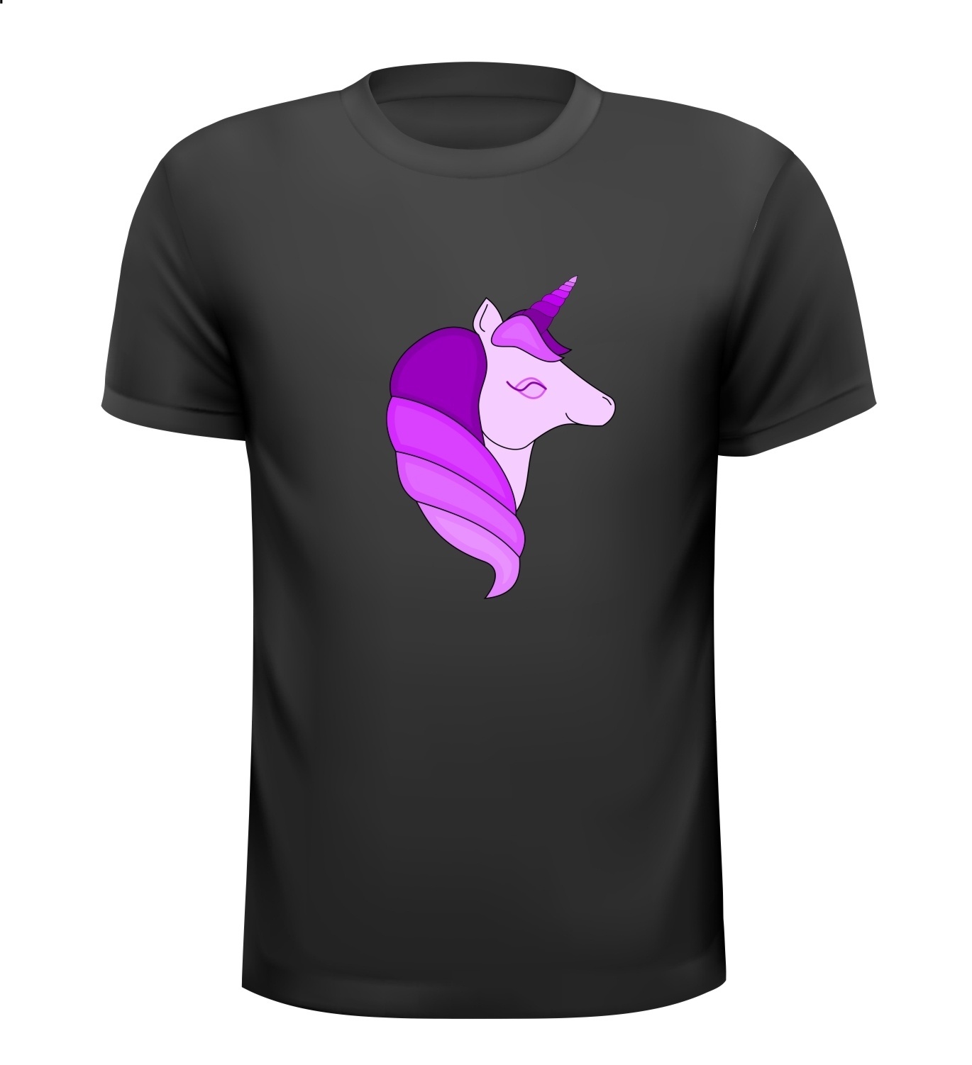 Unicorn paars eenhoorn T-shirt
