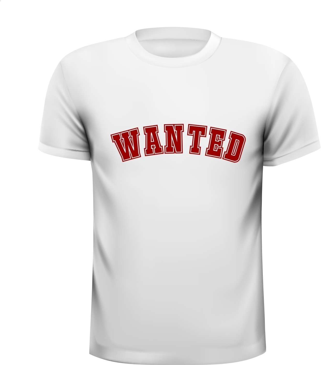 Wanted gezocht T-shirt
