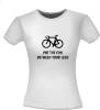 foto 4 dubbelzinnig wielrennen grappig T-shirt