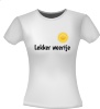 foto 2 lekker weertje zonneschijn zomers T-shirt
