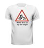 foto 13 wat heb ik nou aan mijn fiets hangen T-shirt mtb leuk