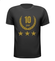 10 jaar jubileum glitter goud shirt 10 jaar jubileum glitter goud shirt