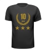 foto 1 10 jaar jubileum glitter goud shirt