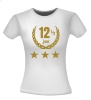 foto 4 12,5 jaar jubileum glitter goud T-shirt