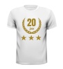 foto 3 20 jaar jubileum glitter goud T-shirt