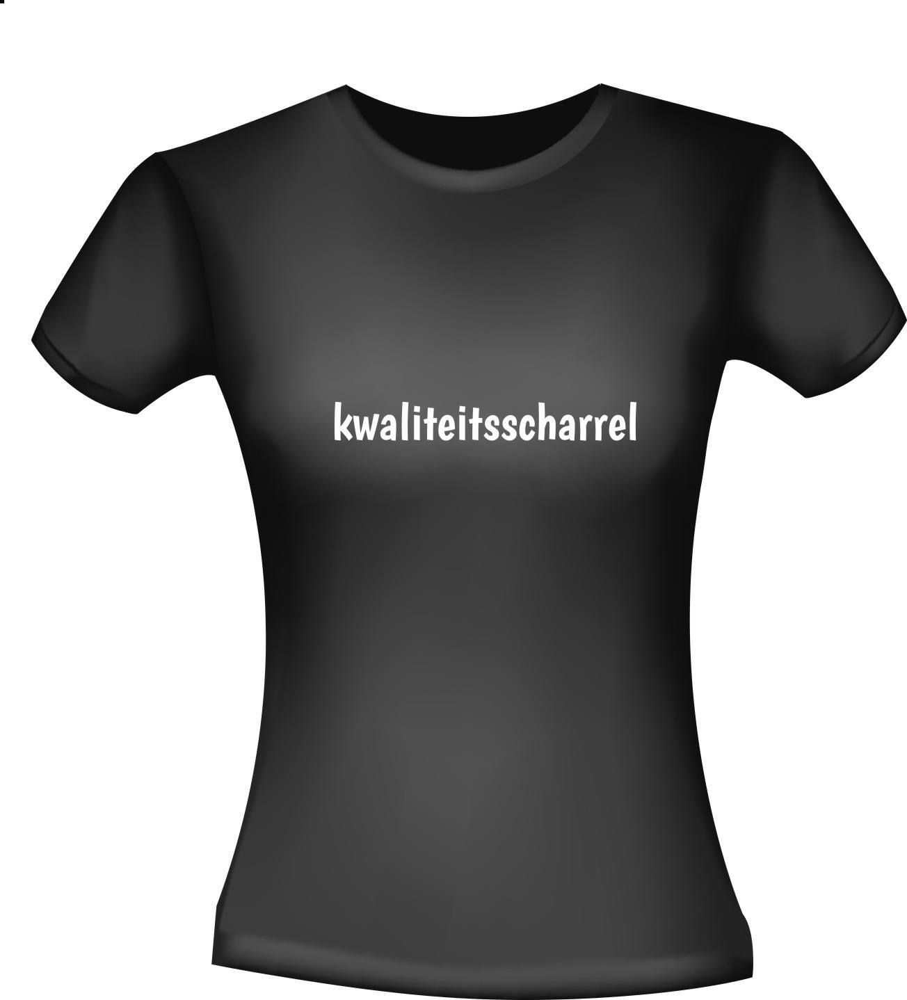 kwaliteitsscharrel kwarrel T-shirt grappig leuk gek