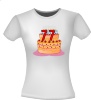 foto 2 Verjaardag shirt orgineel full colour  77 jaar