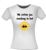 foto 4 We zetten jou vandaag in het zonnetje grappig leuk vrolijk zomers T-shirt