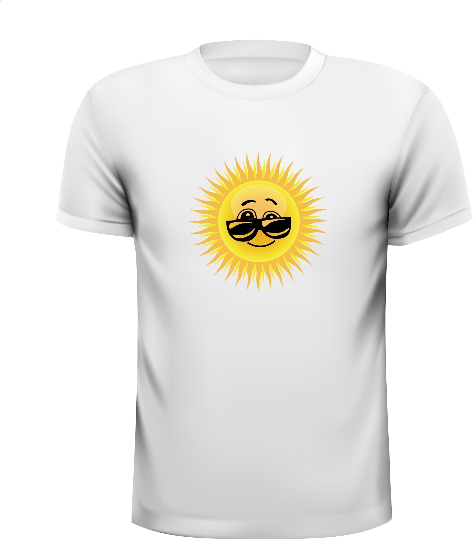 zonnetje vrolijk smile zonnenbril t-shirt