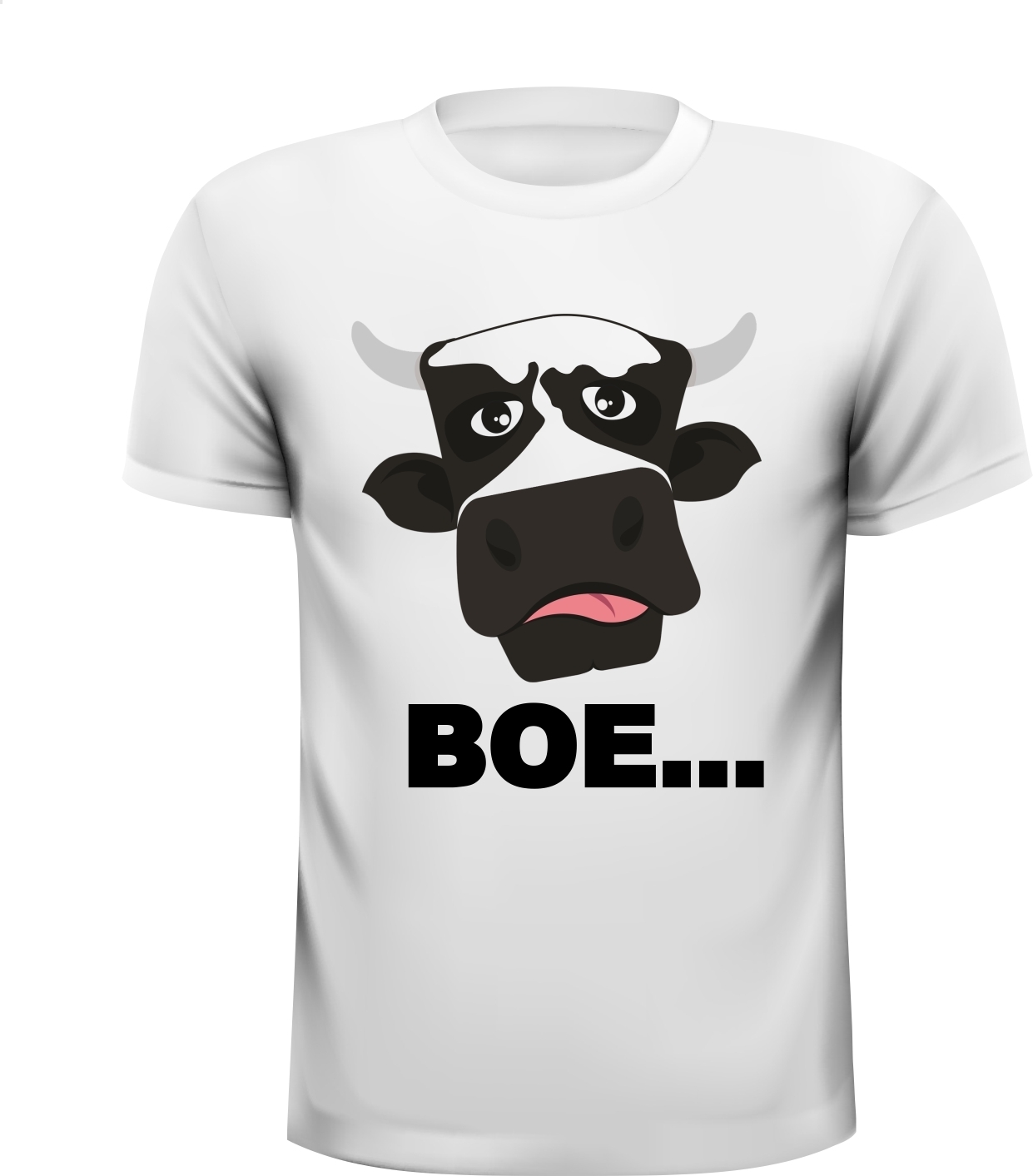 Boe koeien loeien koe T-shirt grappig rund stier