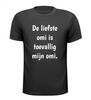 De liefste omi is toevallig mijn omi T-shirt grappig leuk kadootje oma