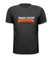 Snack expert kroket grappig T-shirt fastfood leuk kado eten