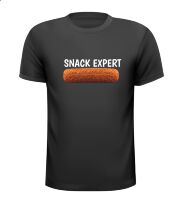 Snack expert kroket grappig T-shirt fastfood leuk kado eten Snack expert kroket grappig T-shirt fastfood leuk kado eten