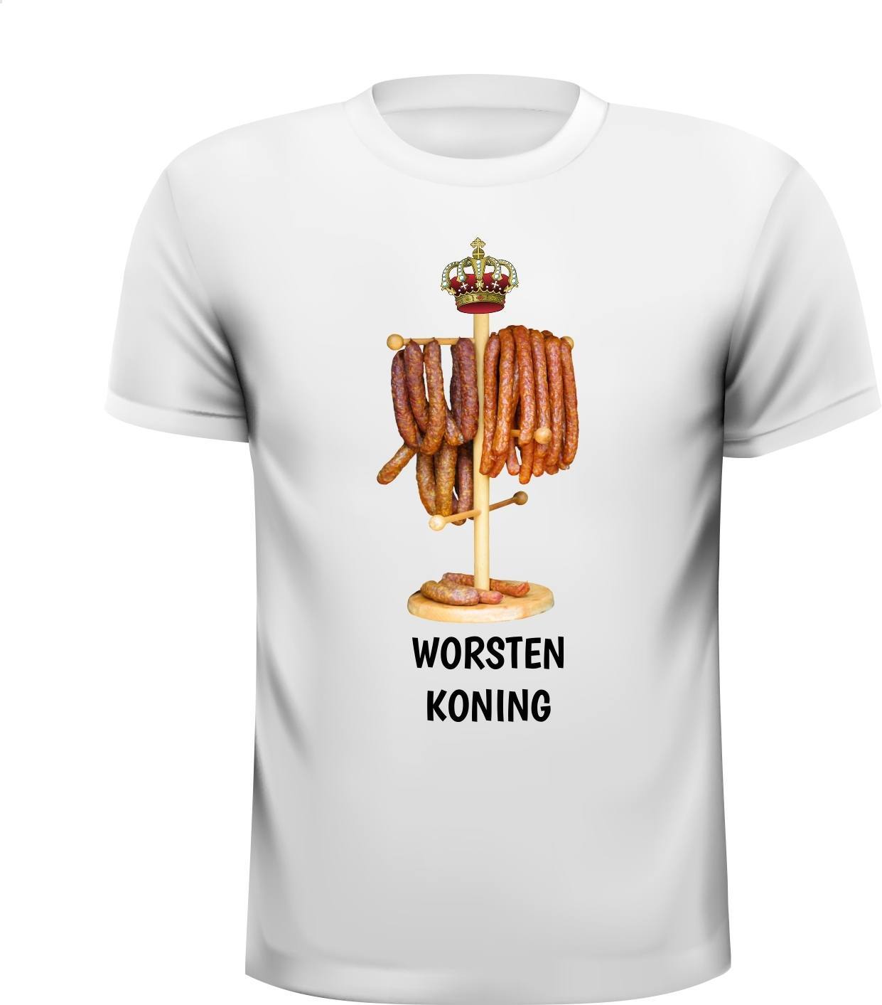Worsten koning grappig T-shirt eten worst