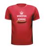 foto 4 Worsten koning grappig T-shirt eten worst