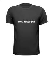 100 procent biologisch t-shirt grappige shirt