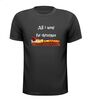 all i want for christmas frikandel speciaal leuk humor kerst T-shirt