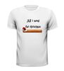 foto 13 all i want for christmas is frikandel fast food grappig kerst T-shirt