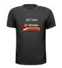all i want for christmas kroket grappig en gek kerst T-shirt