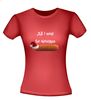 foto 8 all i want for christmas kroket grappig en gek kerst T-shirt