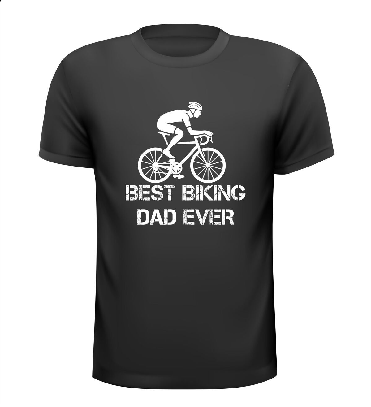 Best biking dad ever wielrenner cycling shirt