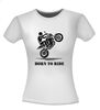 foto 14 Born to ride crossmotor motorfiets T-shirt