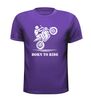 foto 3 Born to ride crossmotor motorfiets T-shirt
