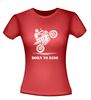 foto 8 Born to ride crossmotor motorfiets T-shirt