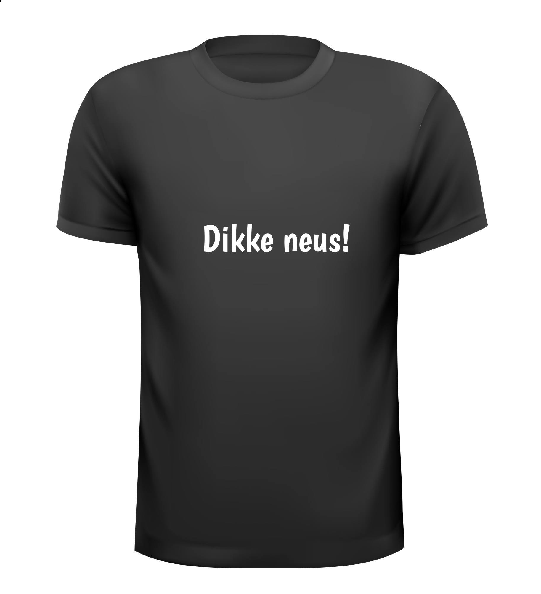 Dikke neus T-shirt geen zin in bekijk het maar