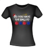 foto 2 Do you have the balls kerst T-shirt lef tonen lef hebben grappig