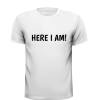 foto 3 Here i am shirt text funny tekst T-shirt grappig