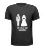 foto 3 Hij wilde niet luisteren trouwen grappig vrijgezellenfeest T-shirt