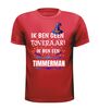 foto 4 ik ben geen tovenaar ik ben een timmerman T-shirt grappig leuk verjaardagskado