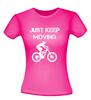 foto 12 just keep moving mtb fiets T-shirt mountainbike