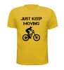 foto 15 just keep moving mtb fiets T-shirt mountainbike