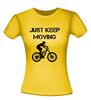 foto 16 just keep moving mtb fiets T-shirt mountainbike