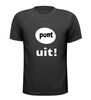 foto 1 leuk en grappig shirt met de tekst punt uit!