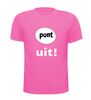 foto 11 leuk en grappig shirt met de tekst punt uit!
