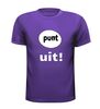foto 3 leuk en grappig shirt met de tekst punt uit!