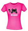 foto 12 Miauw kat poes poezen grappig denkende kat T-shirt grappig