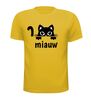 foto 15 Miauw kat poes poezen grappig denkende kat T-shirt grappig