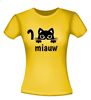 foto 16 Miauw kat poes poezen grappig denkende kat T-shirt grappig