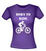 foto 4 MTB mountainbike born to ride grappig leuk T-shirt