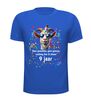 foto 3 Orgineel full colour print shirt 9 jaar  met geit en ballonnen erop