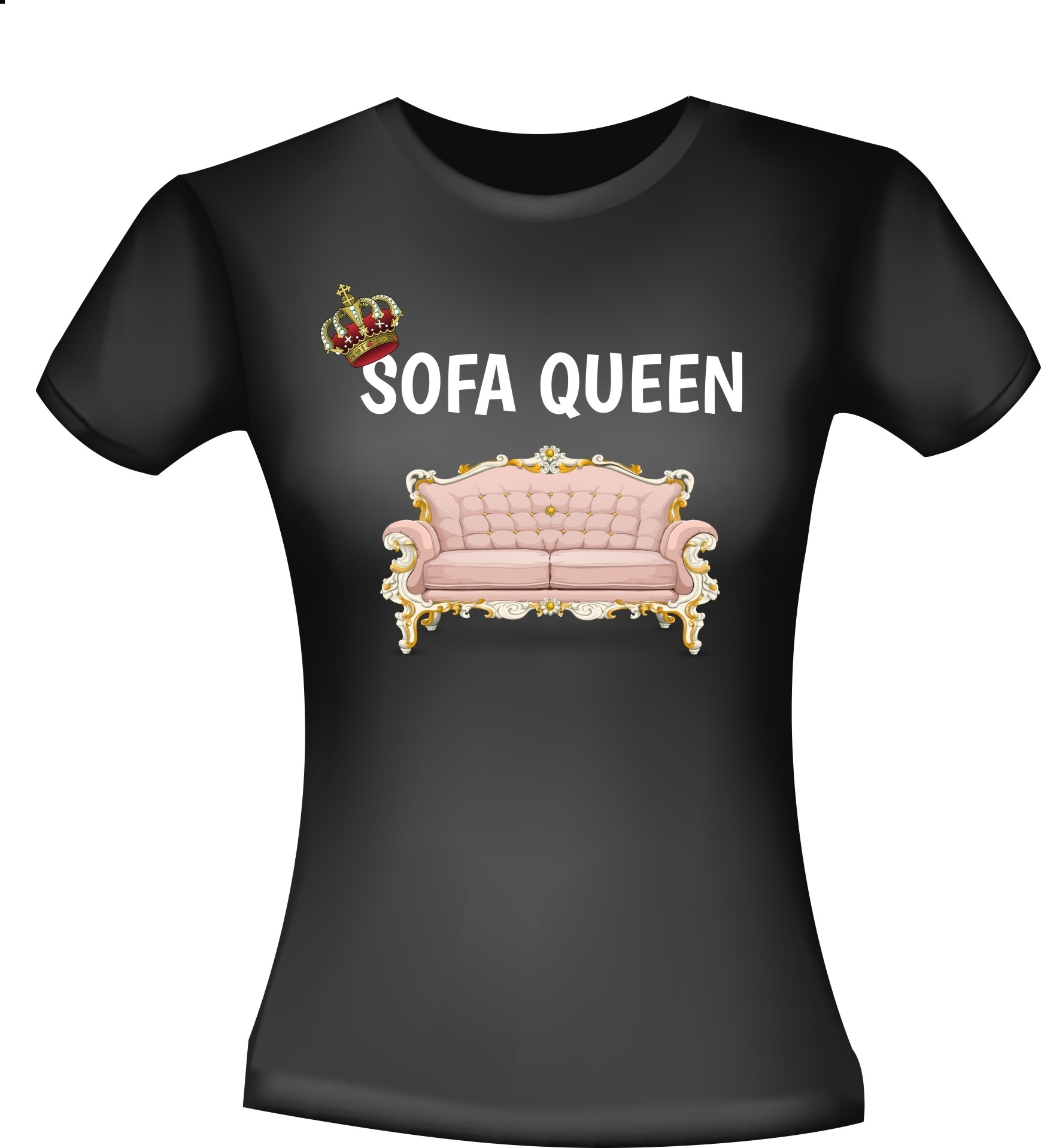 Sofa Queen T-shirt bankhangen relaxen bank luieren