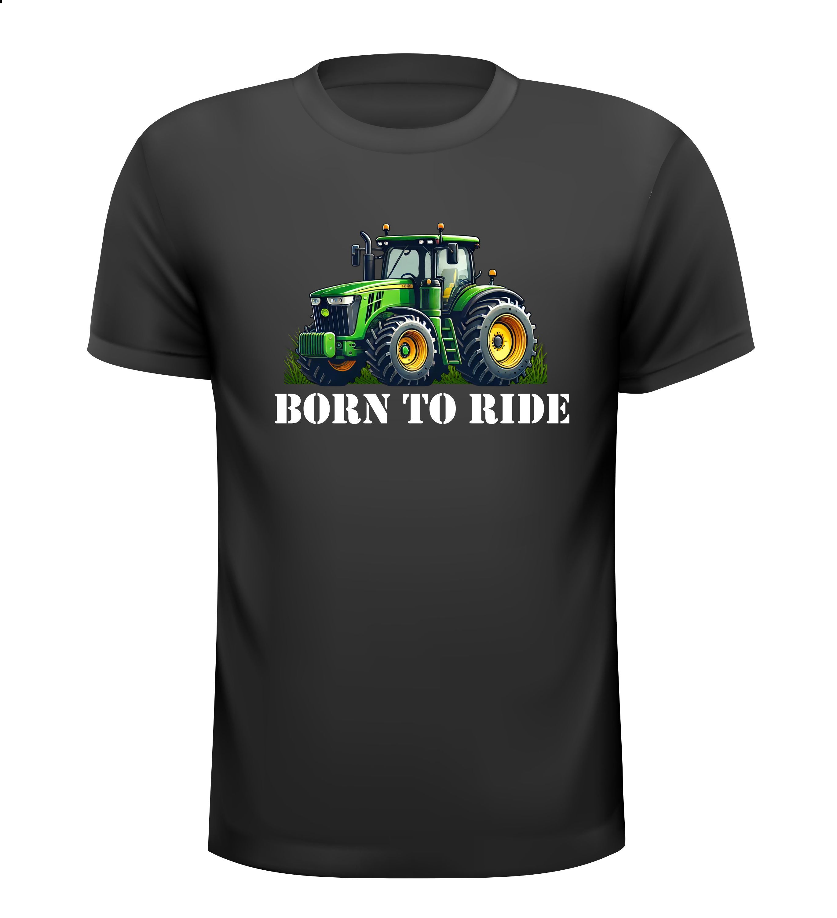 Tractor T-shirt kado grappig leuk born to ride